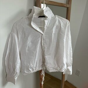 Defacto White Button-Up shirt
